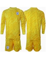 England Keeper Bortedraktsett Barn EM 2024 Lange ermer (+ bukser)